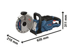 Bosch GCS 18V-230 Solo Cordless Wall Cutter - 06013B0000