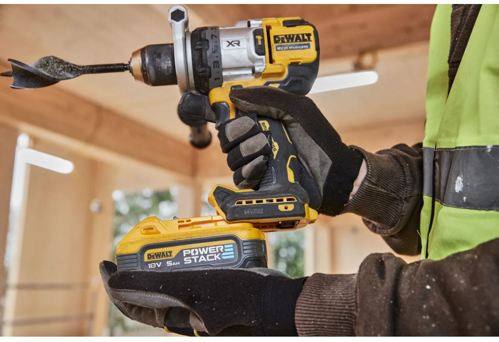 DEWALT DCD1007H2T-QW 18V XR Premium 3-Speed Drill/Impact Driver (Cordless Impact Drill)